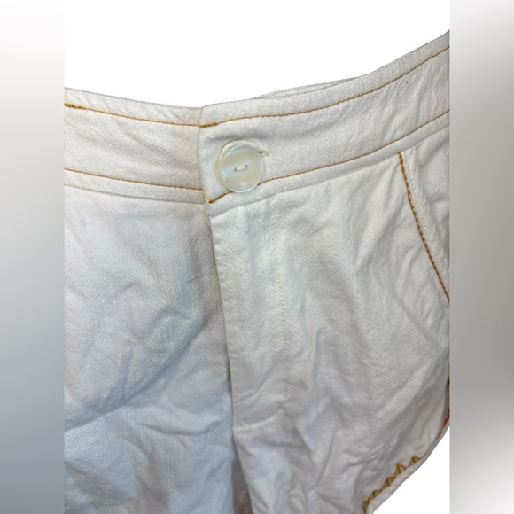 Anthropologie High Waist White and Pink
Embroidered Shorts size 2 100% cotton - Picture 9 of 13